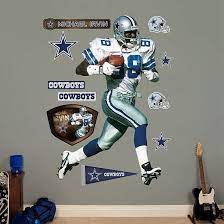 Fathead Dallas Cowboys Michael Irvin Wall Graphic Dallas Cowboys Wall Graphics Cowboys