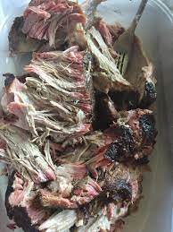 I Dont Have Imgur So Heres My Money Shot Of My First Pulled Pork On A Ok Joe Offset Smoker As A Progress Update Pork Pulled Pork Offset Smoker
