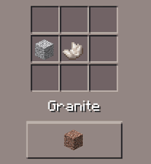 The stonecutter was added to minecraft pretty recently,. Granite Minecraft Pocket Edition Canteach