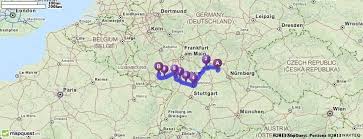 Driving Directions From Frankfurt Germany To Germany Mapquest Rhineland Rothenburg Ob Der Tauber Map