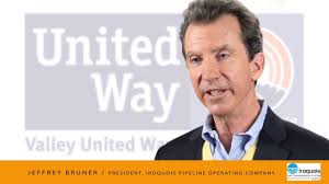 Valley United Way and Jeff Bruner of Iroquois Gas Pipelines