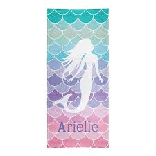 Beach dune and fence with xmas ligh shower curtain. Stylish Pastel Mermaid Scales Personalized Beach Towel Custom Name Colorful Travel Bath Towels For Girl Birthday Christmas Gift Buy At The Price Of 10 26 In Aliexpress Com Imall Com