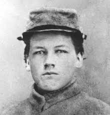 Photo: Henry Washington (Wash) Hemphill Confederate soldier, ABT1862-63,  Franklin County, Georgia. Photo from June Coker McNew.