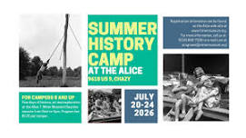 Summer History Camp at the Alice