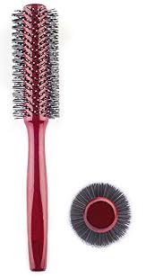 Additionally, brushing your hair with a boar brush helps seal the cuticles (the same thing that a cold water rinse does) and lends your hair incredible shine and movement. Amazon Com Small Round Hair Brush For Blow Drying With Soft Nylon Bristles 1 6 Inch For Short Or Medium Curly Hair Red Beauty