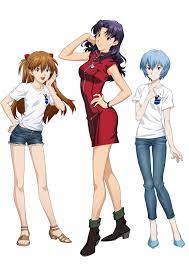 Souryuu Asuka Langley,Katsuragi Misato and Rei Ayanami~Neon Genesis  Evangelion | Evangelion, Neon genesis evangelion, Neon evangelion