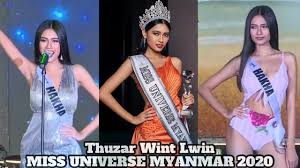 Miss myanmar used sunday night's miss universe pageant to deliver a powerful message against the military junta, which has killed hundreds of demonstrators in the country since it seized power during a coup in february. Miss Universe Myanmar 2020 Thuzar Wint Lwin Candy Full Performance à¸£à¸§à¸¡à¸œà¸¥à¸‡à¸²à¸™ Mu à¹€à¸¡ à¸¢à¸™à¸¡à¸²à¸£ à¸„à¸™à¹ƒà¸«à¸¡ Youtube