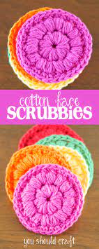 Crochet Face Scrubbies Free Crochet Pattern And Video Tutorial Crochet Crafts Beginner Crochet Projects Easy Crochet Projects