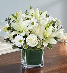 Welcome to canada flowers online catalogue of sympathy plants for the home or office. Healing Tears All White 1800flowers Com 148687
