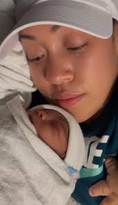 Don't mind me. Auntie is just with the most adorable little baby there is.