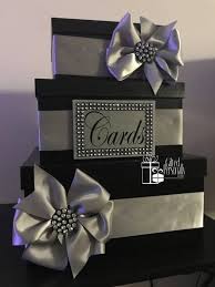 Simply Satin Card Box Etsy Card Box Wedding Wedding Gift Card Box Silver Card Box