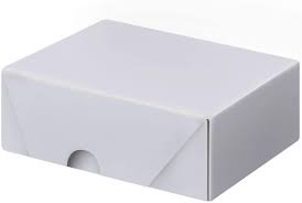 Business card box templates are amazing especially if you are in the business of printing. Amazon Com White Business Card Folding Boxes 25 Per Pack 4 3 4 X 3 1 2 X 2 Office Products