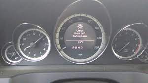 Both lights are out and have not come on since buying (2 weeks). Check Front Left Parking Lamp Warning Light On E350 Mercedes Youtube