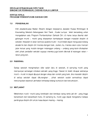 Has decisive openings and conclusions. Kertas Kerja Program Sahsiah Diri