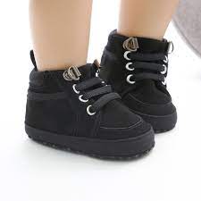 Esho Infant Baby Boys Anti Slip Sneakers Lace Up Soft Soled Walking Shoes 0 18m Walmart Com Walmart Com