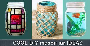Our list of creative diy projects, storage ideas, party decorations and home decor, will inspire you to get the most out of your mason jars! 50 Cute Diy Mason Jar Crafts Diy Projects For Teens