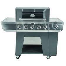 Cuisinart 3 In 1 Stainless Five Burner Propane Gas Grill With Side Burner Walmart Com Gas Grill Grilling Best Gas Grills