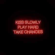 Perhaps a red lip to go along with. Instagram Photo By á´ºáµ‰áµ'â¿ Jan 24 2020 At 6 13 Pm Neon Quotes Red Aesthetic Neon Aesthetic