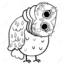 Owl cartoon coloring page of winne the pooh. Coloring Page Outline Of Cute Cartoon Owl Vector Image Isolated On White Background Coloring Book Of Forest Wild Animals And Birds For Kids Royalty Free Cliparts Vectors And Stock Illustration Image 142282076