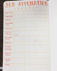 Bullet Journal Job Application Tracker Bullet Journal Job Search Bullet Journal Events Goals Bullet Journal