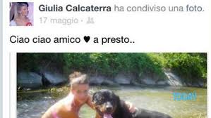 Un amore nato giorno dopo giorno, fino a diventare la sua amica umana. Giulia Calcaterra E Il Cane Ecco Gli Sms Di Edoardo Stoppa