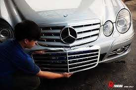 The Car With E Class W211 E63 Style Grille On Year 2007 2009 Projekte