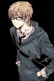 I M Thinking Of Making My Oc Look Like This Brown Hair Maybe Anime Glasses Boy Anime Guys With Glasses Anime