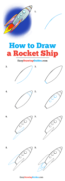 From starfighters to military cruisers and. How To Draw A Rocket Ship Really Easy Drawing Tutorial