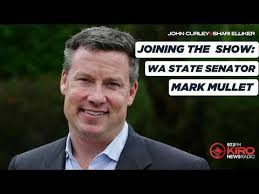 John & Shari speak to Senator Mark Mullet