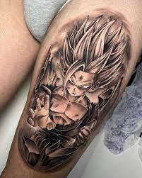 Tattoorealistic Shared A Photo On Instagram Fantastic Dragon Ball Pieces By Durantattoo Location Durantattoos Tattoos Goku Tattoo Ideas Tsunami Tattoo