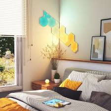 Nanoleaf Shapes Mini Tirangles Expansion 10pk Multicolor Nl48 1001tw 10pk Best Buy In 2020 Nanoleaf Lights Ceiling Decor Smart Kit