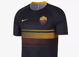 Black And Gold Nike Soccer Jersey Football Soccer Futbol Asroma Nikefootball Forzaroma Nike A S Roma Dri Fit Squad Football Top Black Black Univer Football Tops Football Black Tops