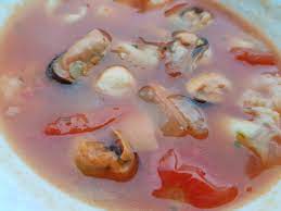 Zuppa di frutti di mare. Zuppa Ai Frutti Di Mare Zuppa Ai Frutti Di Mare