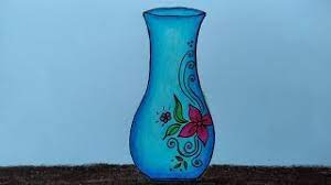 Sebagai bahan utama kerajinan dari tanah liat contoh seperti. Cara Menggambar Vas Bunga Menggambar Dan Mewarnai Vas Bunga Youtube