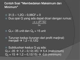 Contoh soal optimasi matematika ekonomi. Berbagai Teknik Optimisasi Peralatan Manajemen Baru Ppt Download