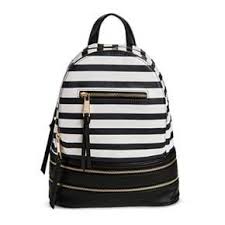 Black And White Striped Backpack Target Add Chic And Streamlined Style To Your Favorite Outfits With This Under One Sky Women S Stripe Backpack In Blac Womens Backpack Striped Backpack Black Backpack