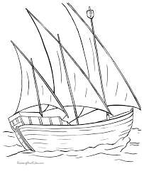 Columbus day coloring page readers make great mouse practice for toddlers, preschool kids, and elementary students. Colouring Pictures Of Boats Coloring Home