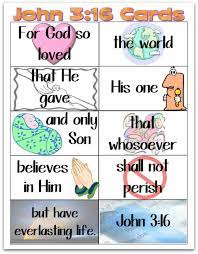 Shop for children's books by age, series, author, subject and format. Printable John 3 16 Bible Memory Flash Cards Ministry To Children