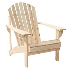 Hampton Bay Unfinished Stationary Wood Outdoor Adirondack Chair 2 Pack 11061 2 The Home Depot Outdoor Chairs Wood Adirondack Chairs Wooden Patio Furniture
