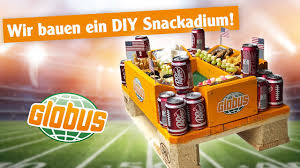 This snack stadium is full of tasty treats that will make your football party the the hit of the neighborhood, and it is easy to put together too. Super Bowl Mit Globus Feiern Jahresstart Ubersicht