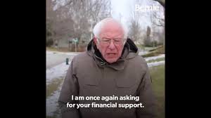 Bernie sanders holds the result of the us presidential election in his hands. Hi I M Bernie Sanders I Am Asking Once Again For Your Financial Support Youtube