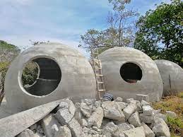 The article that describes the complete building process in if you live in a rainy climate, you could build a dome with a living roof like we did. I Used A Mix Of Concrete And Dish Washing Detergent To Build This Amazing Dome House In Costa Rica Bored Panda