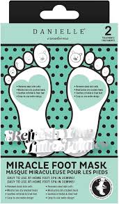 Danielle Creations Miracle Nourishing Smoothing Foot Mask Infused with Shea  Butter and Green Tea Extract, 2 Treatments