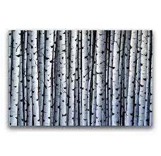 Giclee and art prints of birch trees are especially welcoming in your entryway. Set Of Two Black White Wall Art Diptych Birch Tree Original Etsy Birke Kunst Birkengemalde Acryl