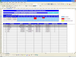 Project planning and management 1.0. Booking And Reservation Calendar The Spreadsheet Page