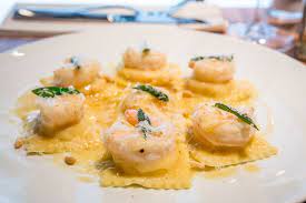 I found it to be very rich. Cactus Club Toronto Butternut Squash Ravioli With Prawns Butternut Squash Ravioli Fish Dinner Food