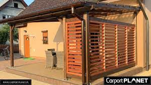 Nowoczesne Pergole Tarasowe Drewniane Zadaszenie Tarasu Carportplanet Pl