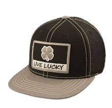 Lucky Patch Flat Brim Hat Lucky Lucky Logo