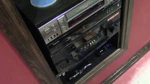 Diy Home Theater Room Built In Wall Av Rack Youtube