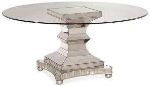 Skye luxury round glass dining table with chrome legs mirrored 1.0m diameter. Shop Now For The Glam 60 Round Glass Top Moiselle Dining Table Accuweather Shop